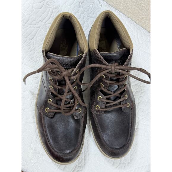 The North Face Men 9 Brown Ballard BO Distressed Leather Boots Lace Up Outdoor main image 6